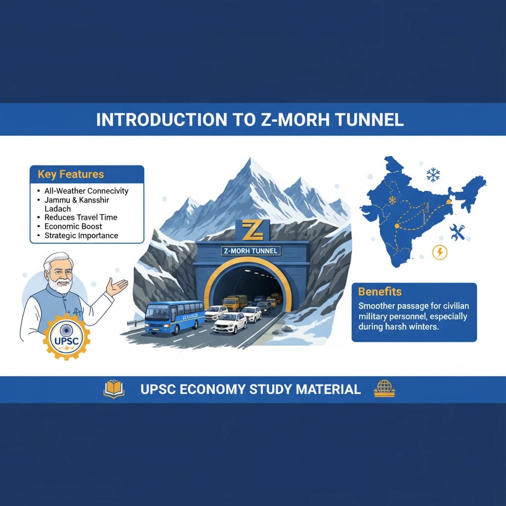 Z-Morh Tunnel: Srinagar-Leh Highway Connectivity & Economic Impact