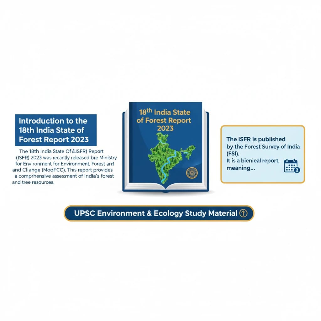 18th India State of Forest Report 2023