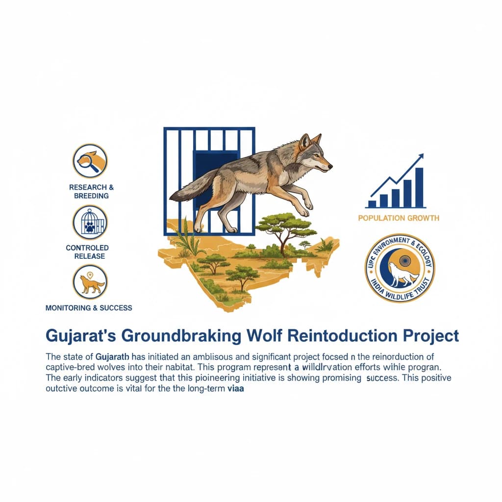 Captive-bred Wolves into the Wild in Gujarat