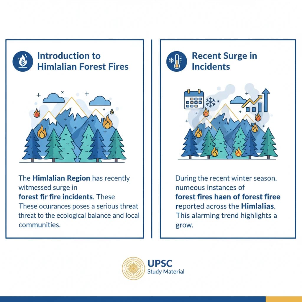 Forest Fires in the Himalayas