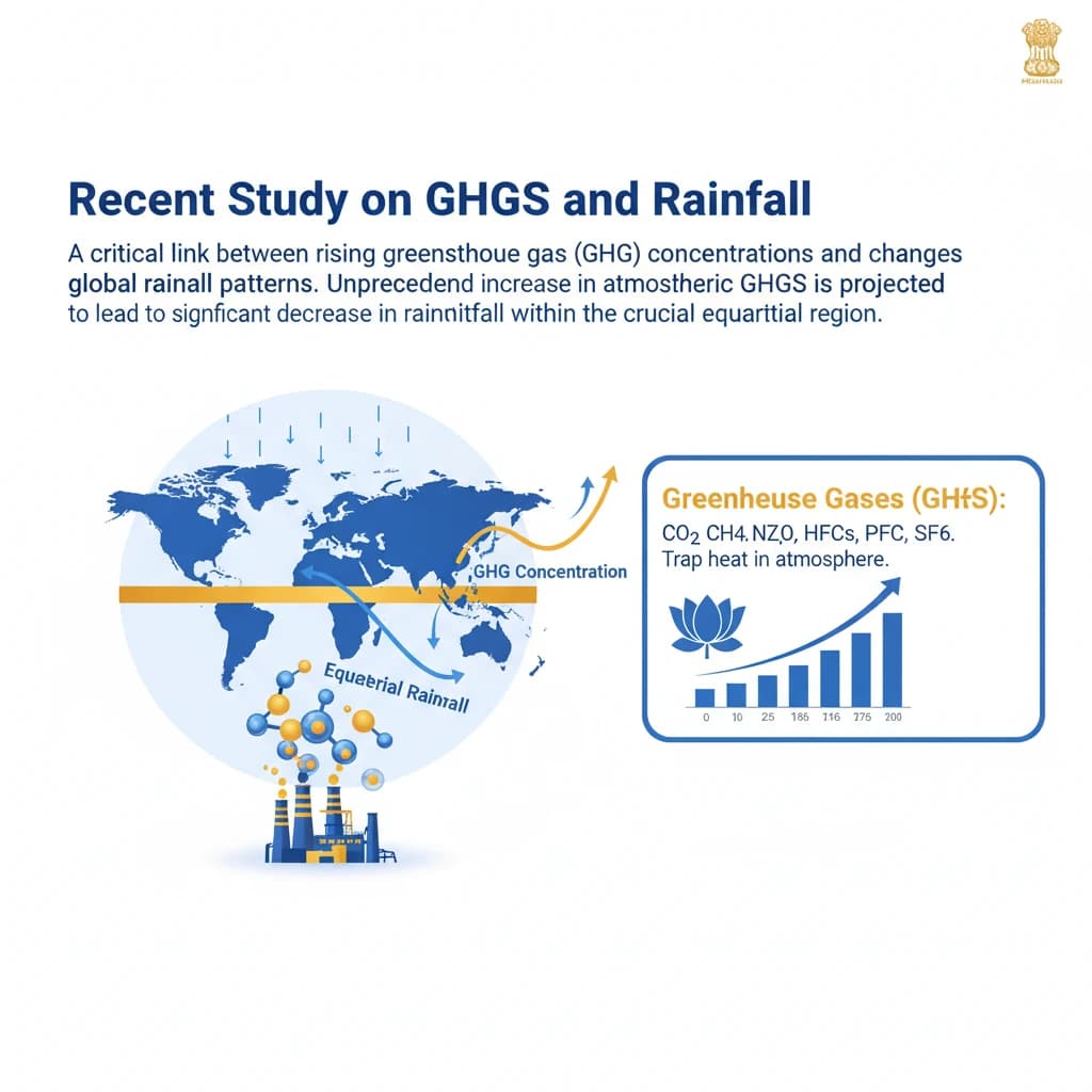 Gases, Rainfall and Climate Change