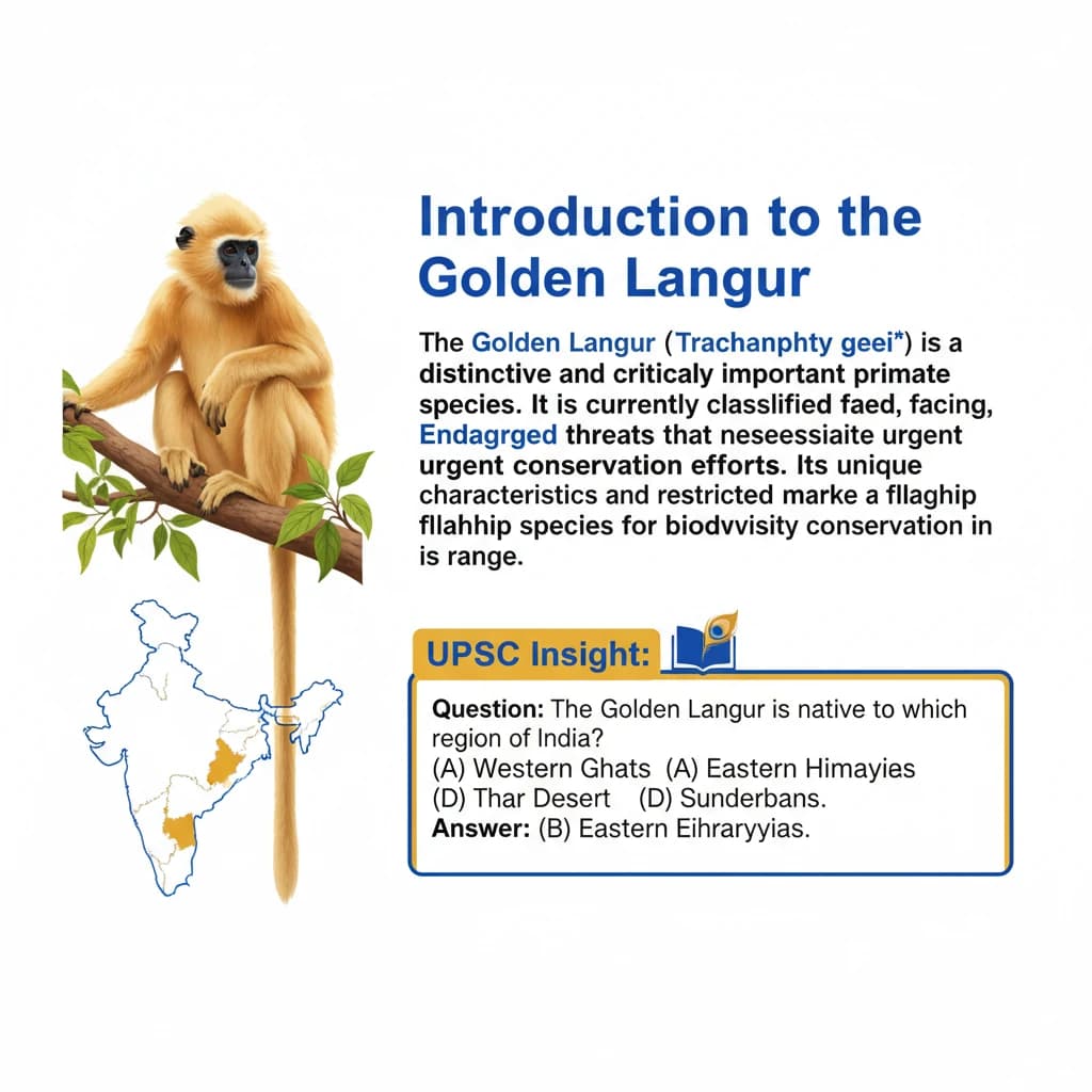 Golden Langur: Distribution, Characteristics, and Conservation Status
