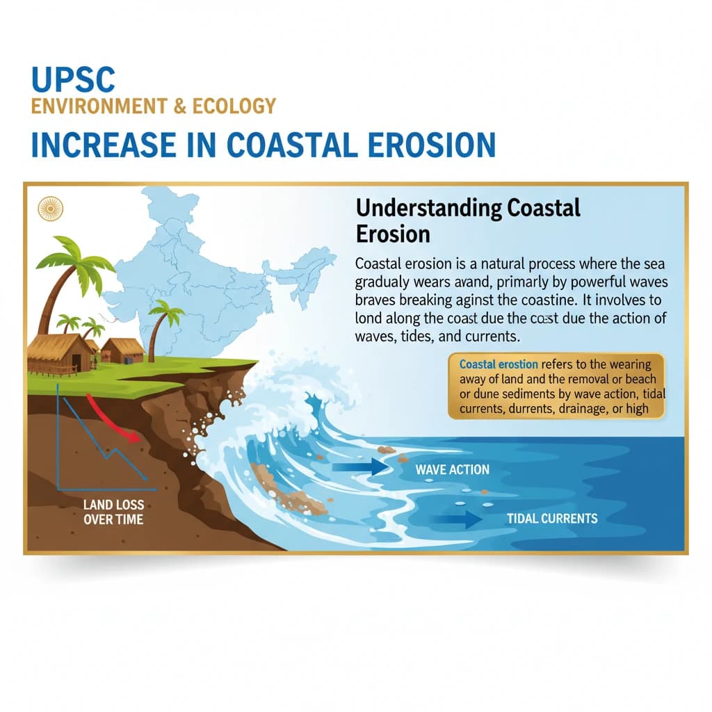 Increase in Coastal Erosion
