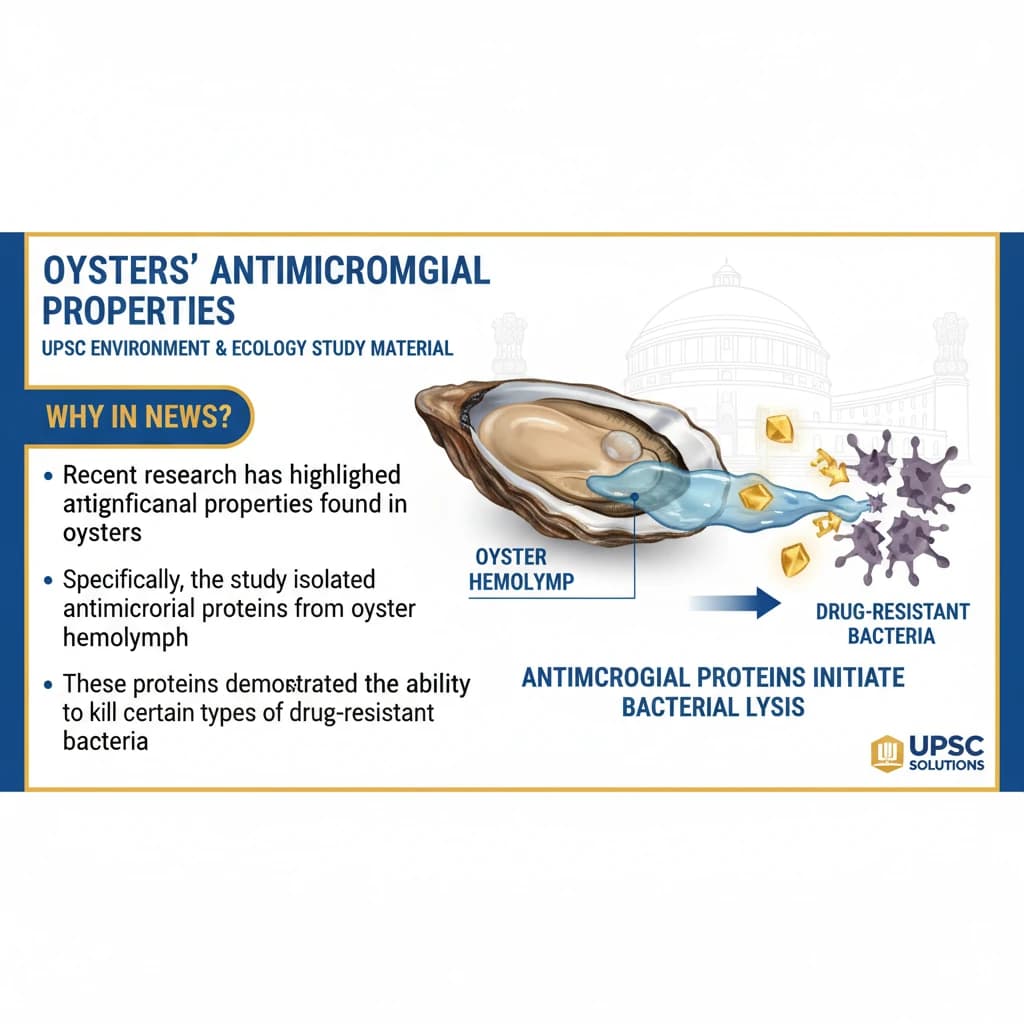 Oysters’ Antimicrobial Properties