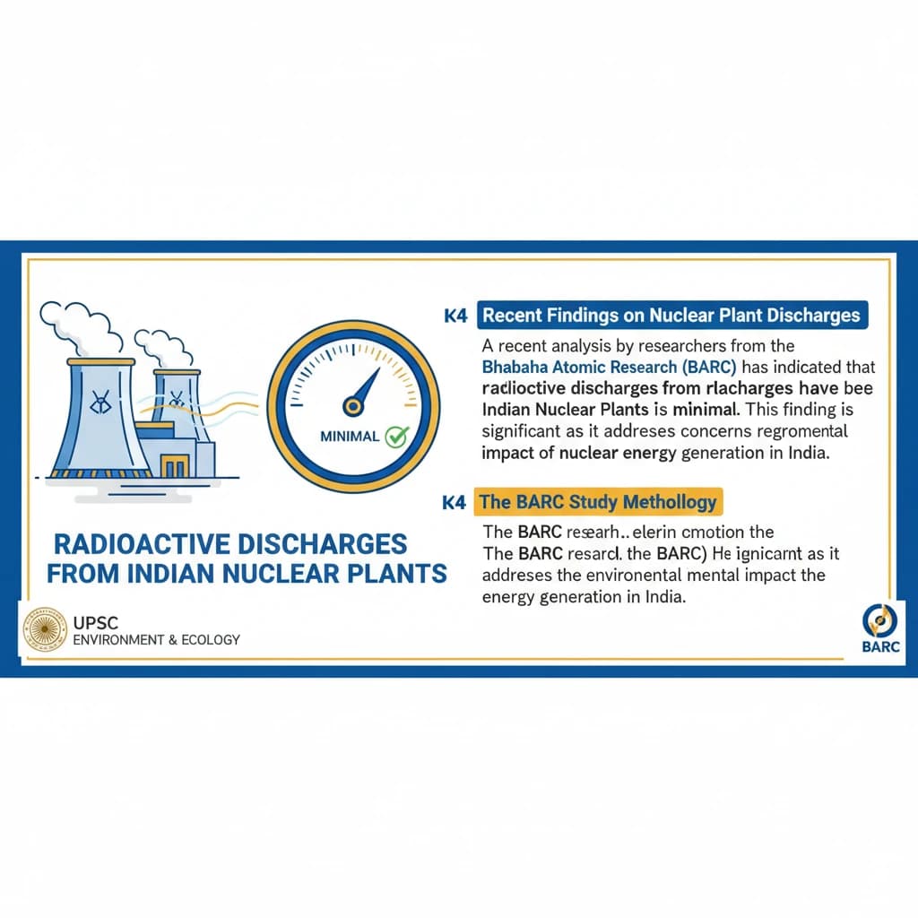 Radioactive Discharges from Indian Nuclear Plants
