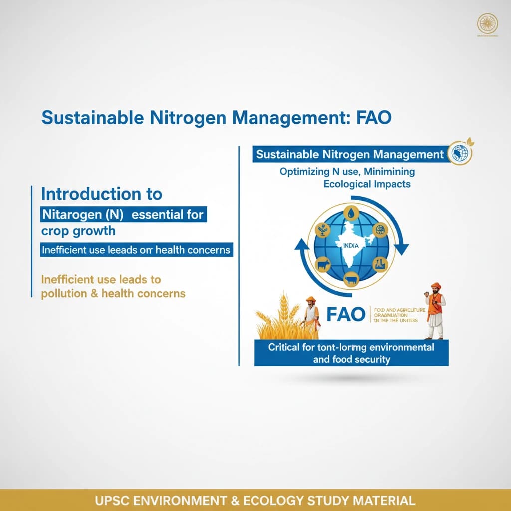 Sustainable Nitrogen Management: FAO