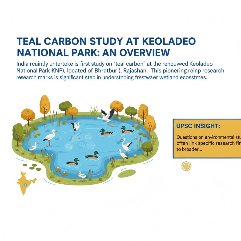 Teal Carbon Study at Keoladeo National Park