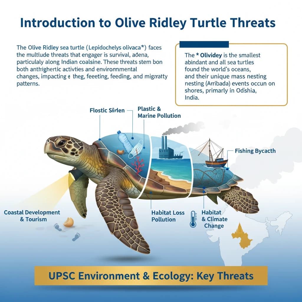 Olive Ridley Turtles: Threats, Conservation - UPSC