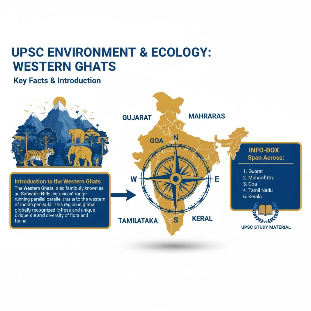 What are Key Facts
About the Western Ghats?