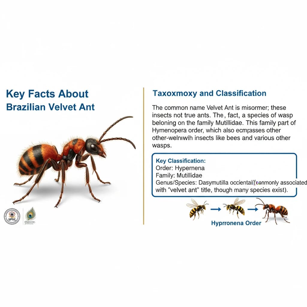 What are the Key Facts About Brazilian Velvet Ant?
