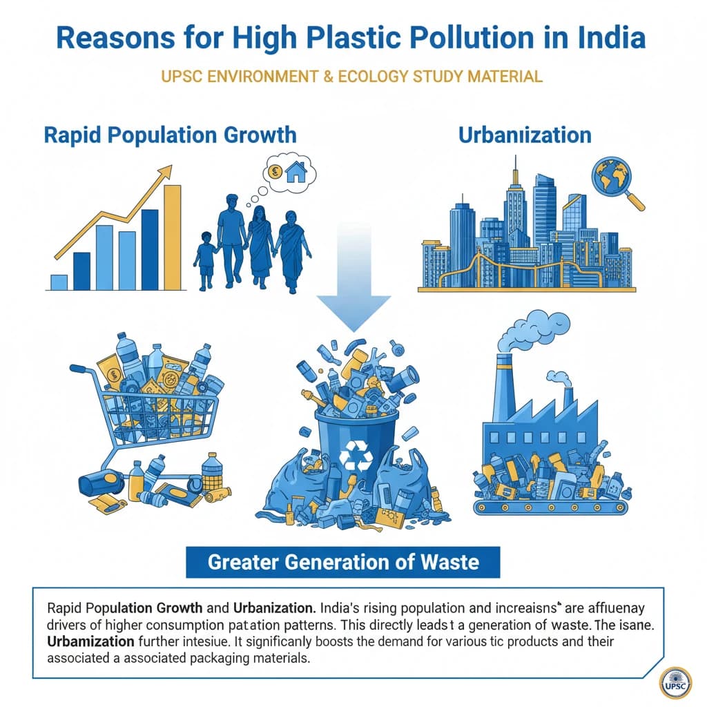 What are the Reasons for High Plastic Pollution in India?