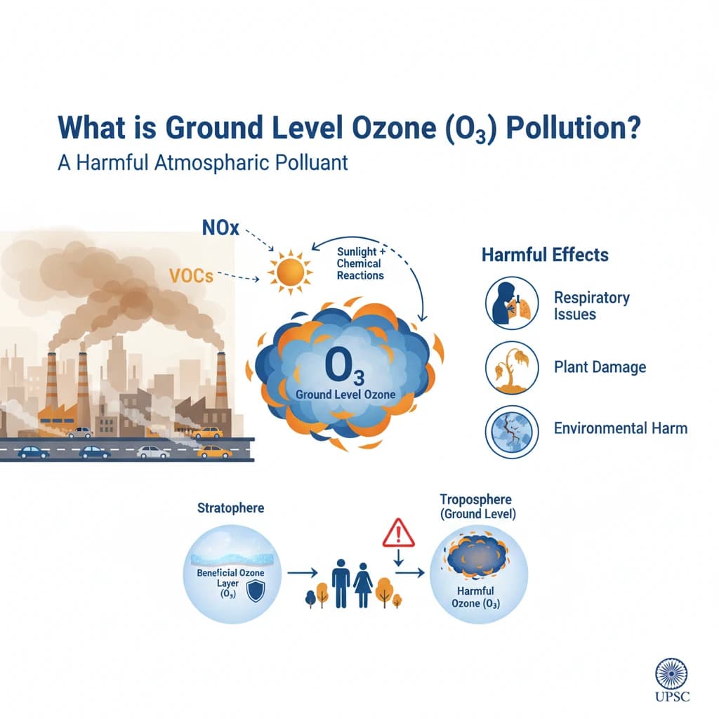 What is Ground Level
Ozone Pollution?