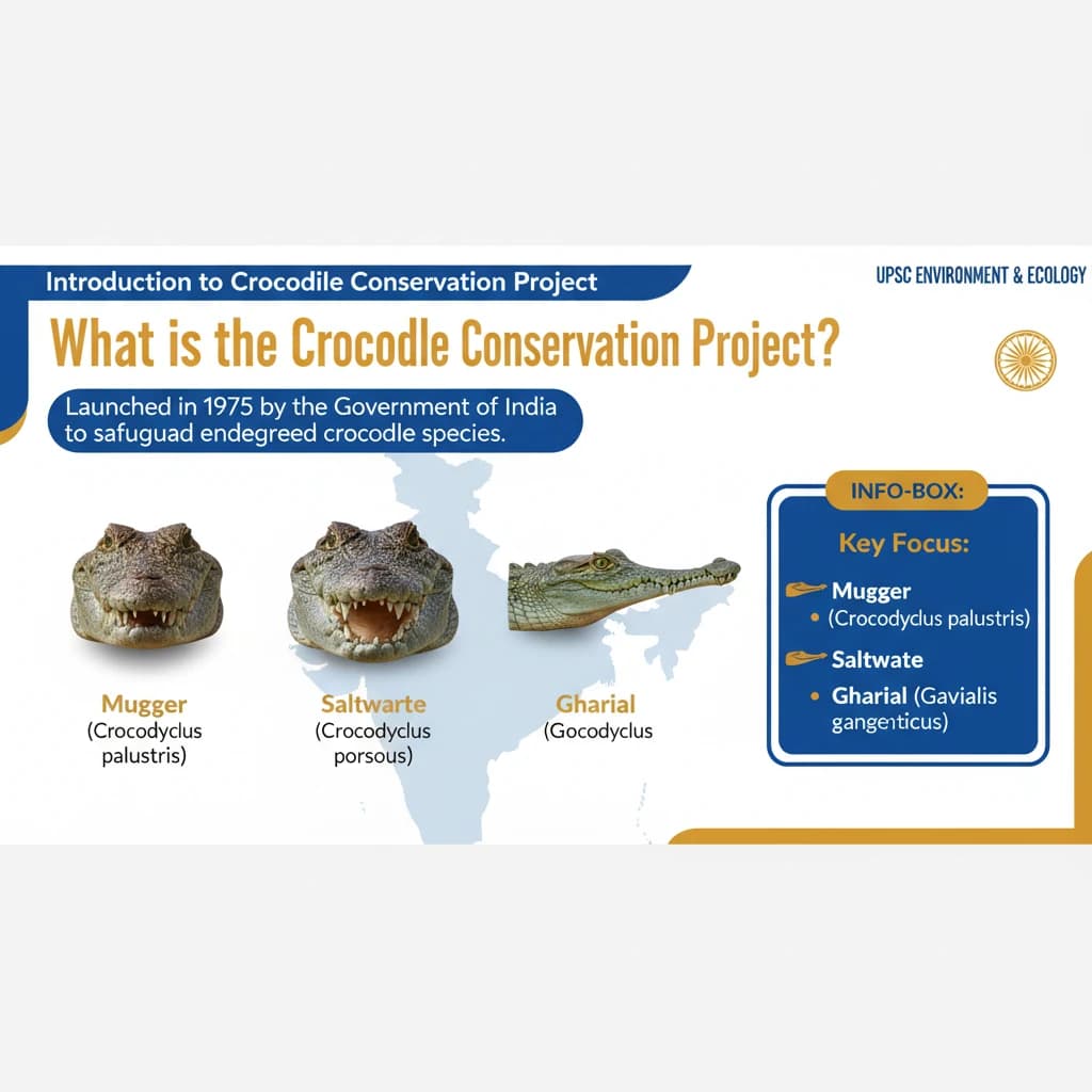 What is the Crocodile Conservation Project?
