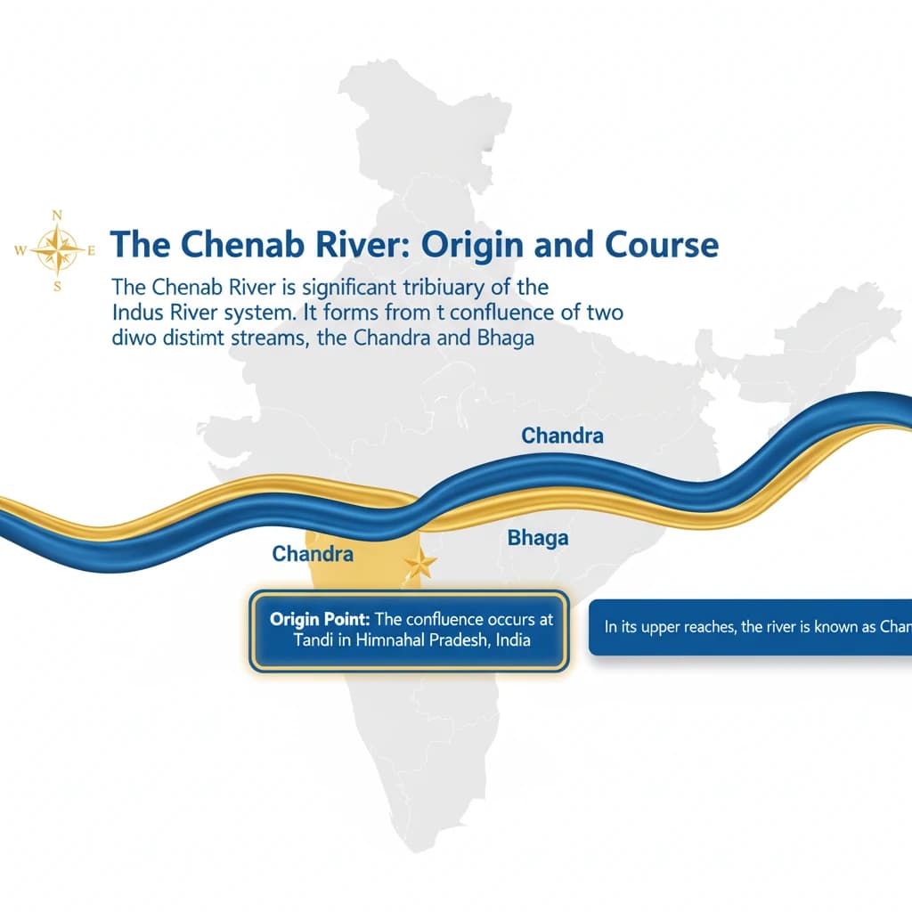 Chenab, Jhelum, and Beas Rivers: Tributaries of the Indus System