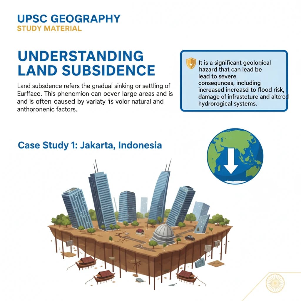 Land Subsidence: Examples from Jakarta & Netherlands