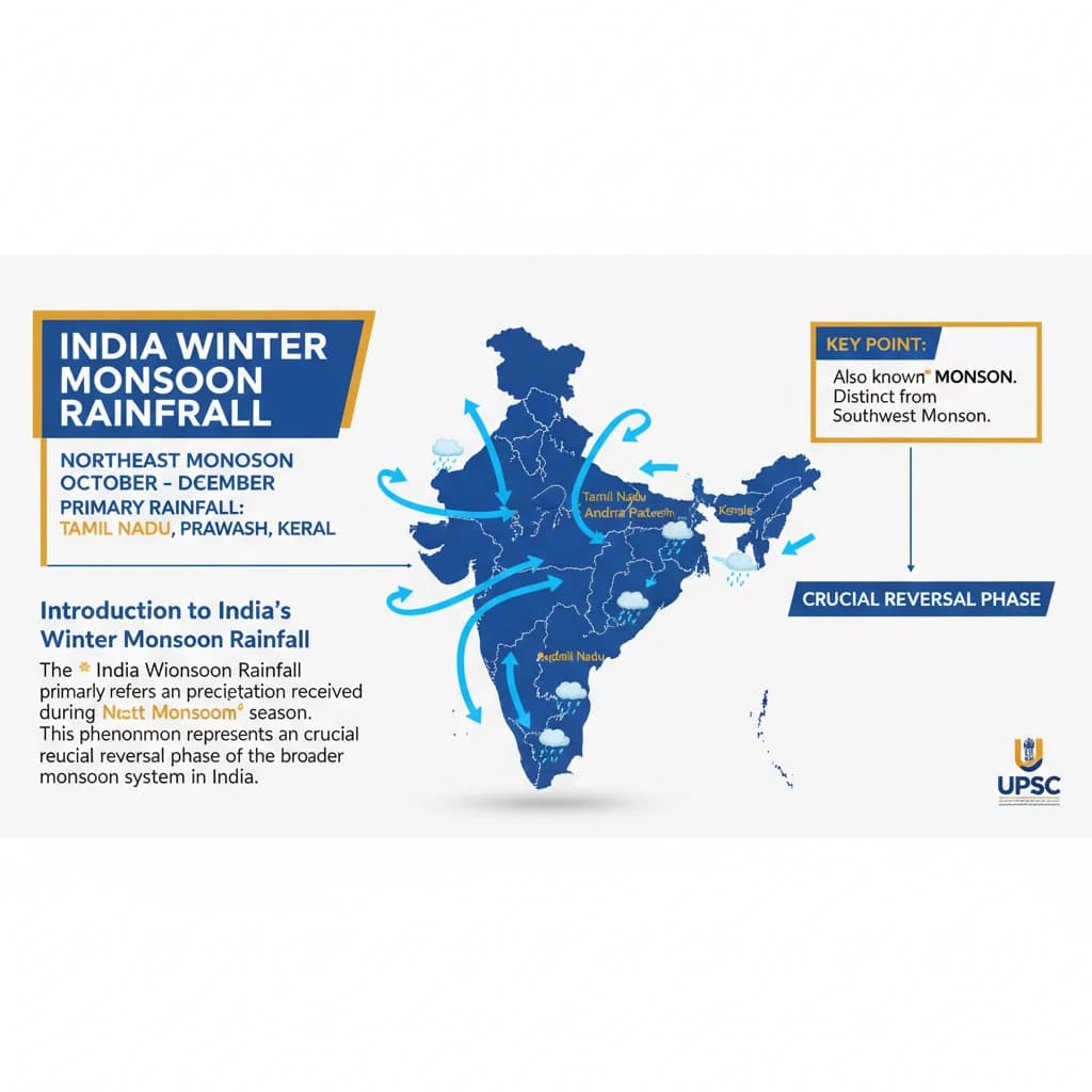 India Winter Monsoon Rainfall