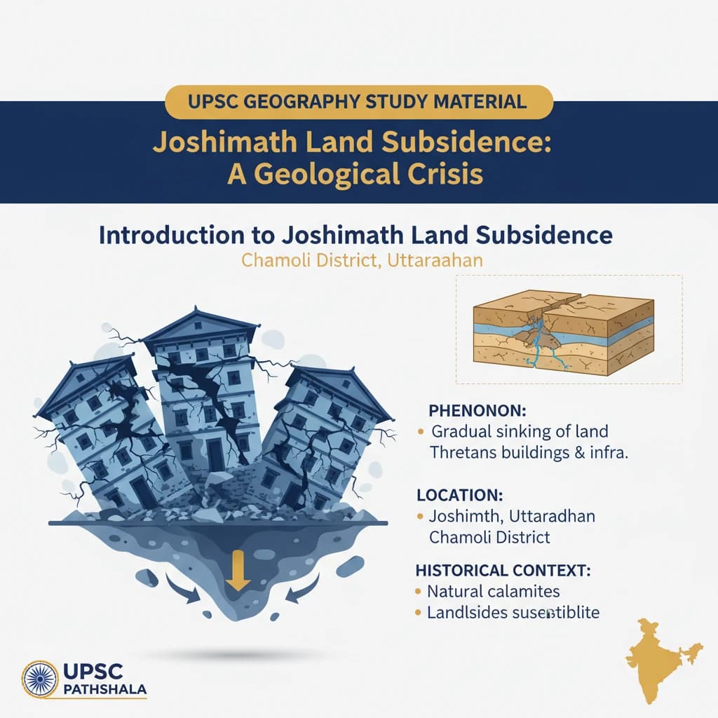 Joshimath Land Subsidence