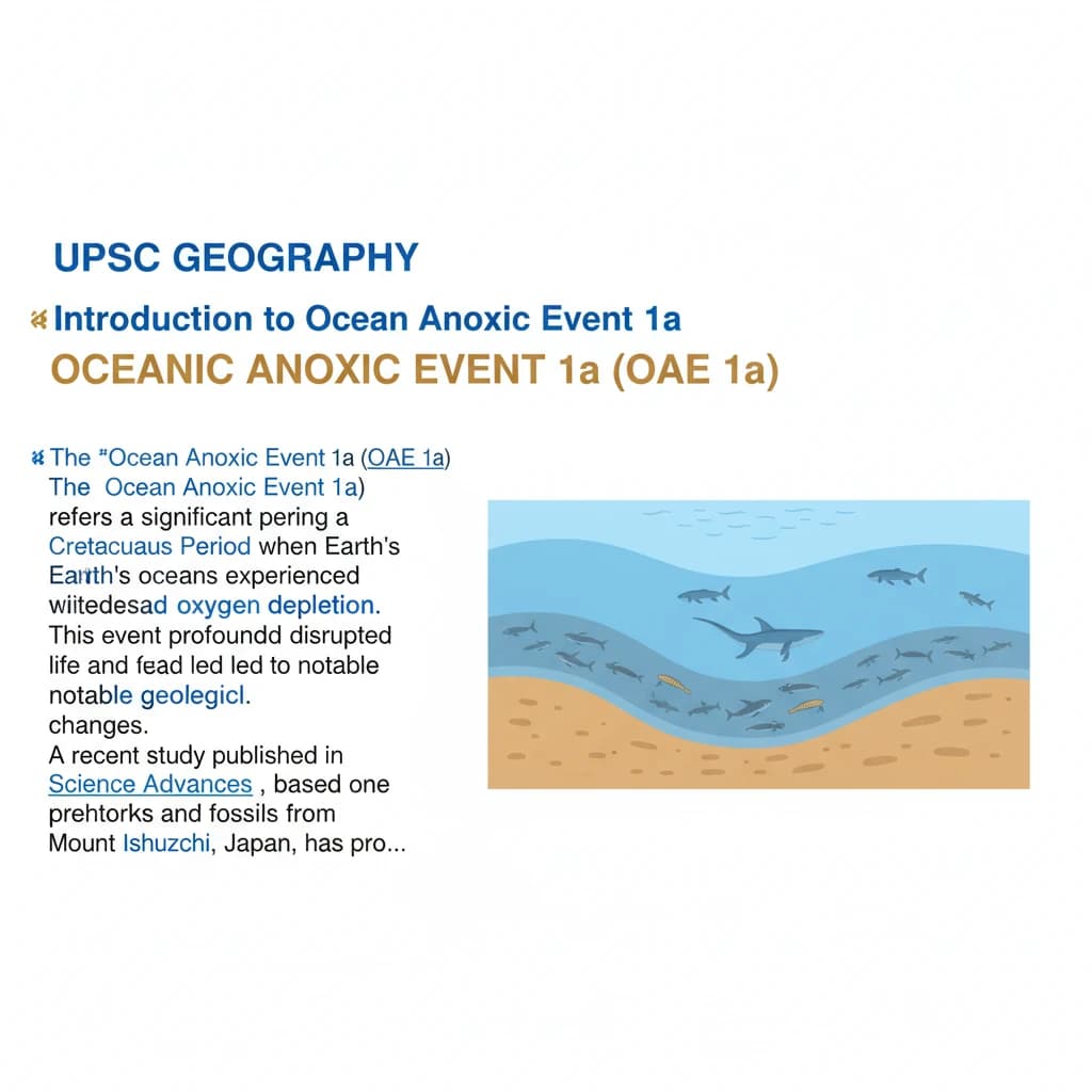 Ocean Anoxic Event 1a