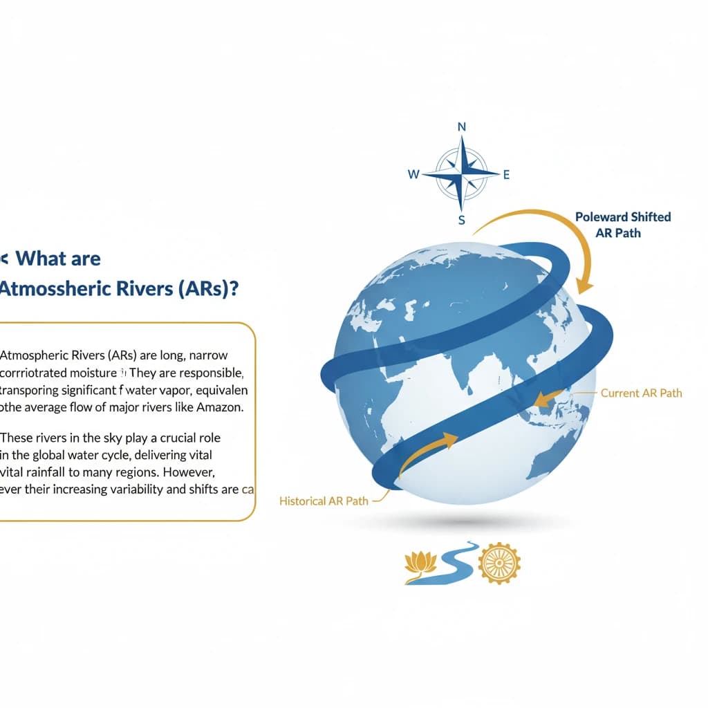 Poleward Shift of Atmospheric Rivers