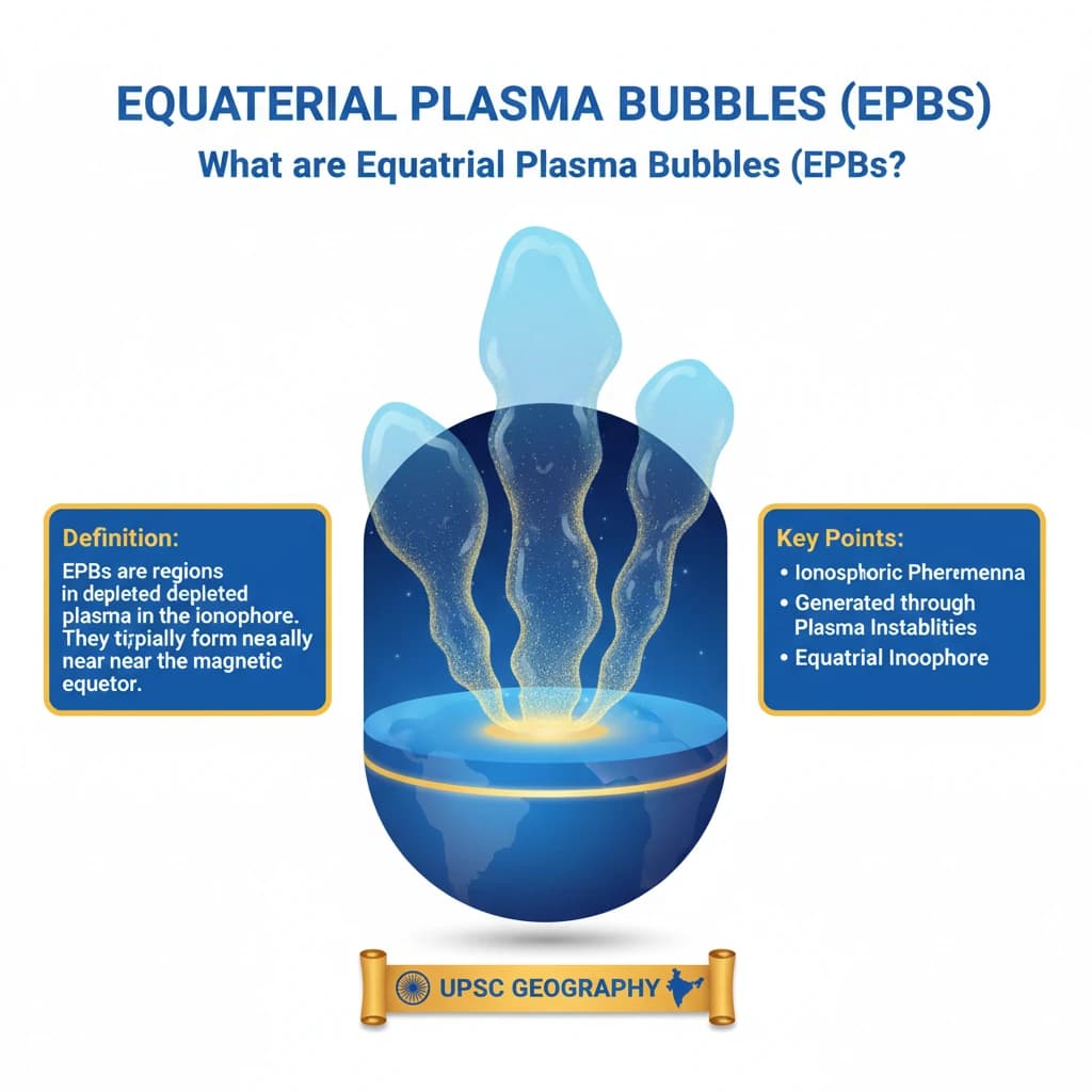 What are Equatorial Plasma Bubbles (EPBs)?