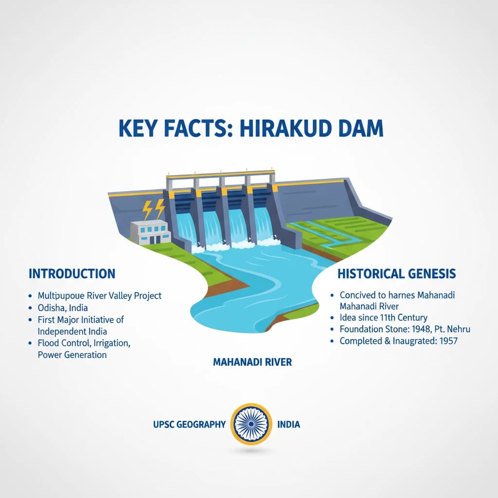 What are the Key Facts About the Hirakud Dam?