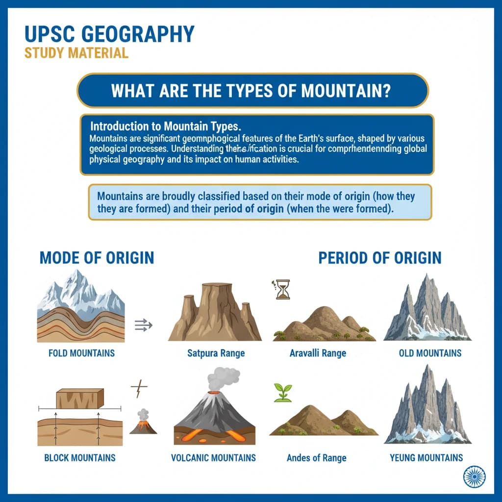 What are the Types of Mountain?