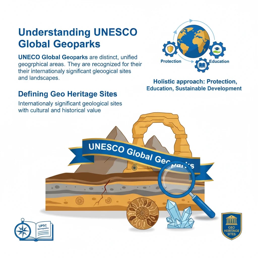 What are UNESCO Global Geoparks (Geo Heritage Sites)?