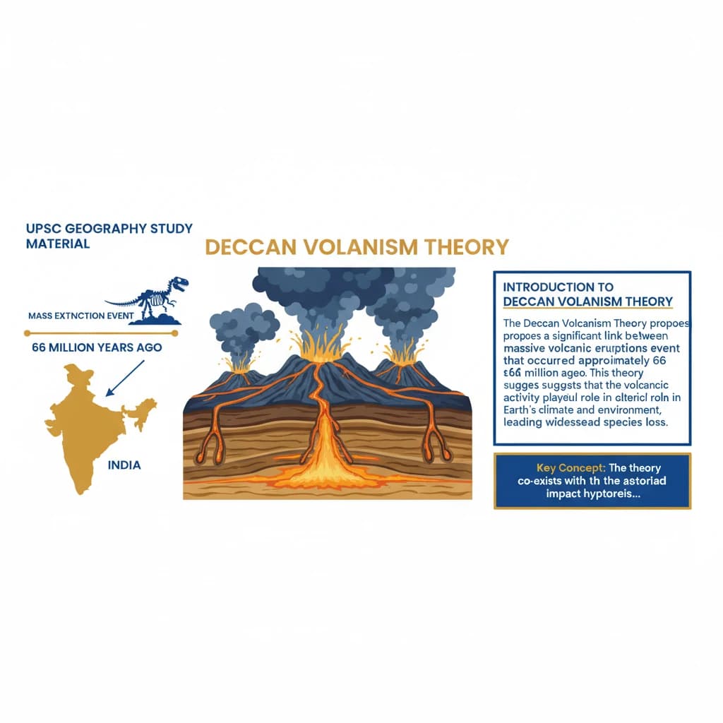 What is Deccan Volcanism Theory?