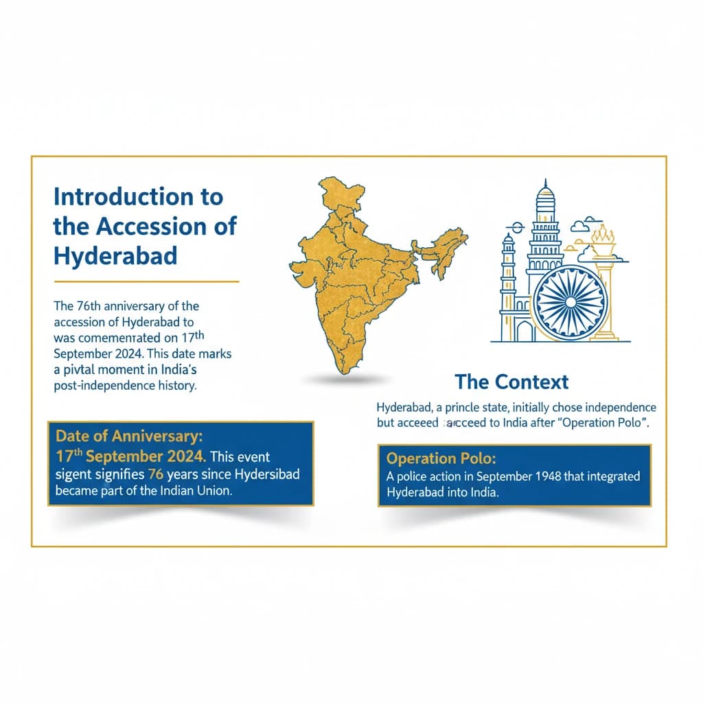 76th Anniversary of Accession of Hyderabad