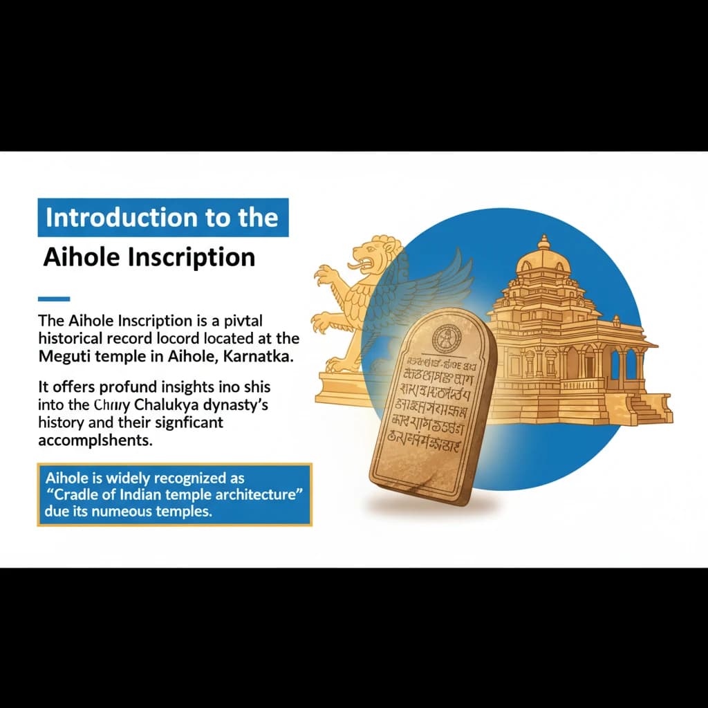 Aihole Inscription: Pulakesin II, Ravikirti, and Chalukya History