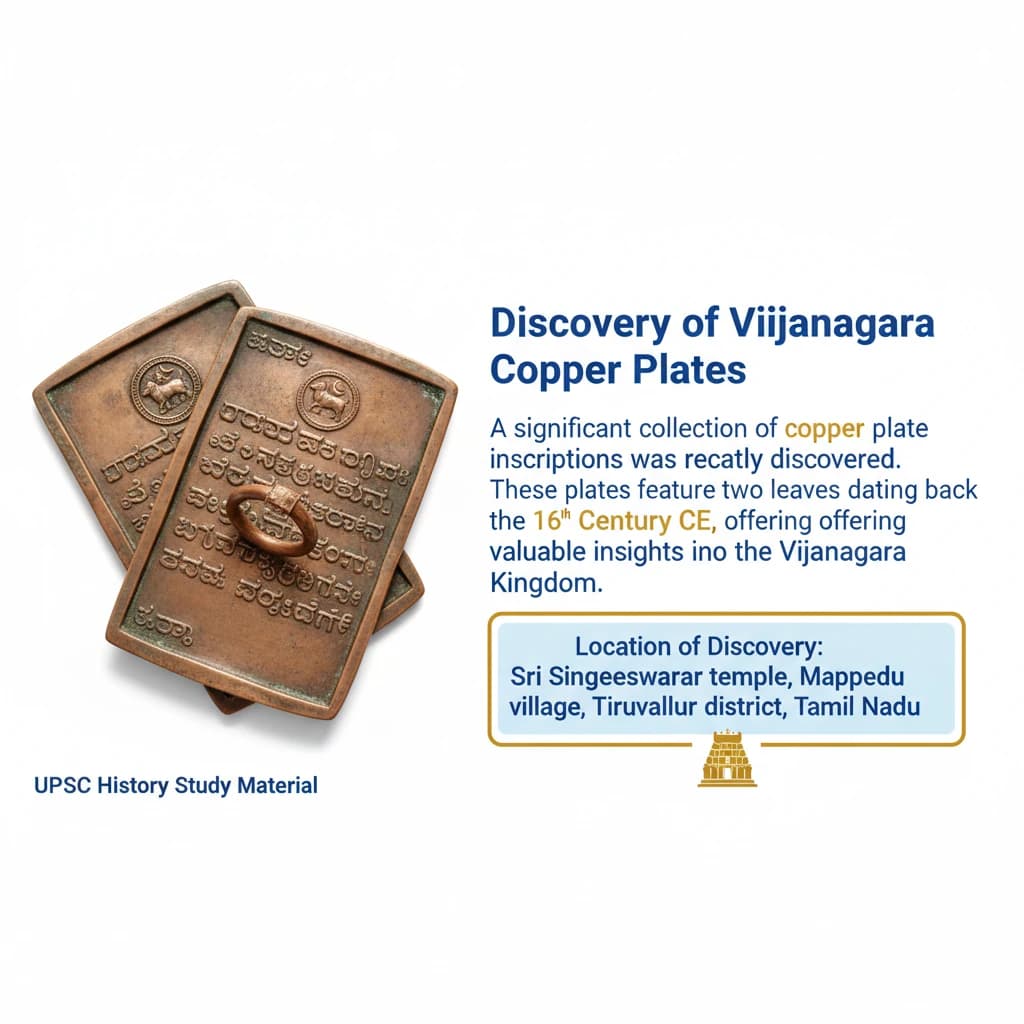 Copper Plates Discovered From Vijaynagara Kingdom