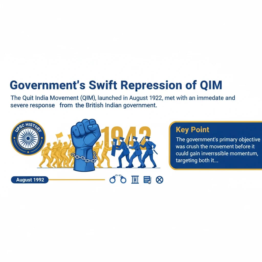 How did the Government Respond to the Spread of QIM?