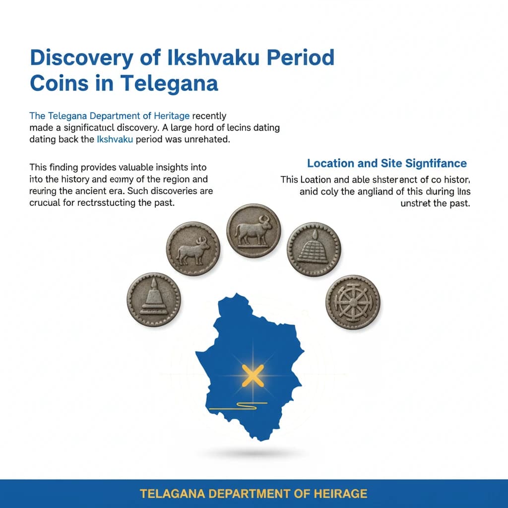 Ikshvaku Period Coins Found in Telangana