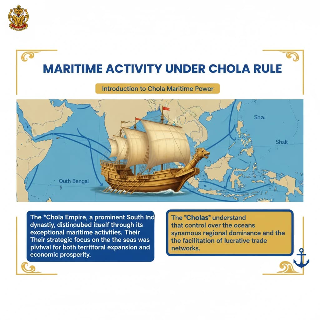 Maritime Activity Under the Chola Rule