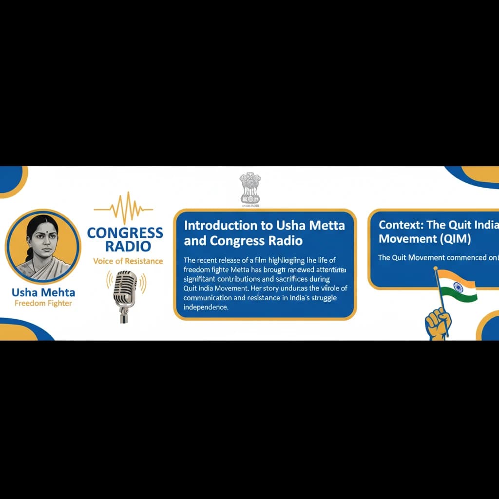 Story of Usha Mehta and Congress Radio