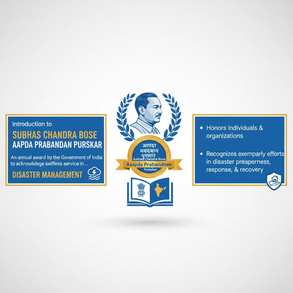 Subhas Chandra Bose Aapda Prabandhan Puraskar