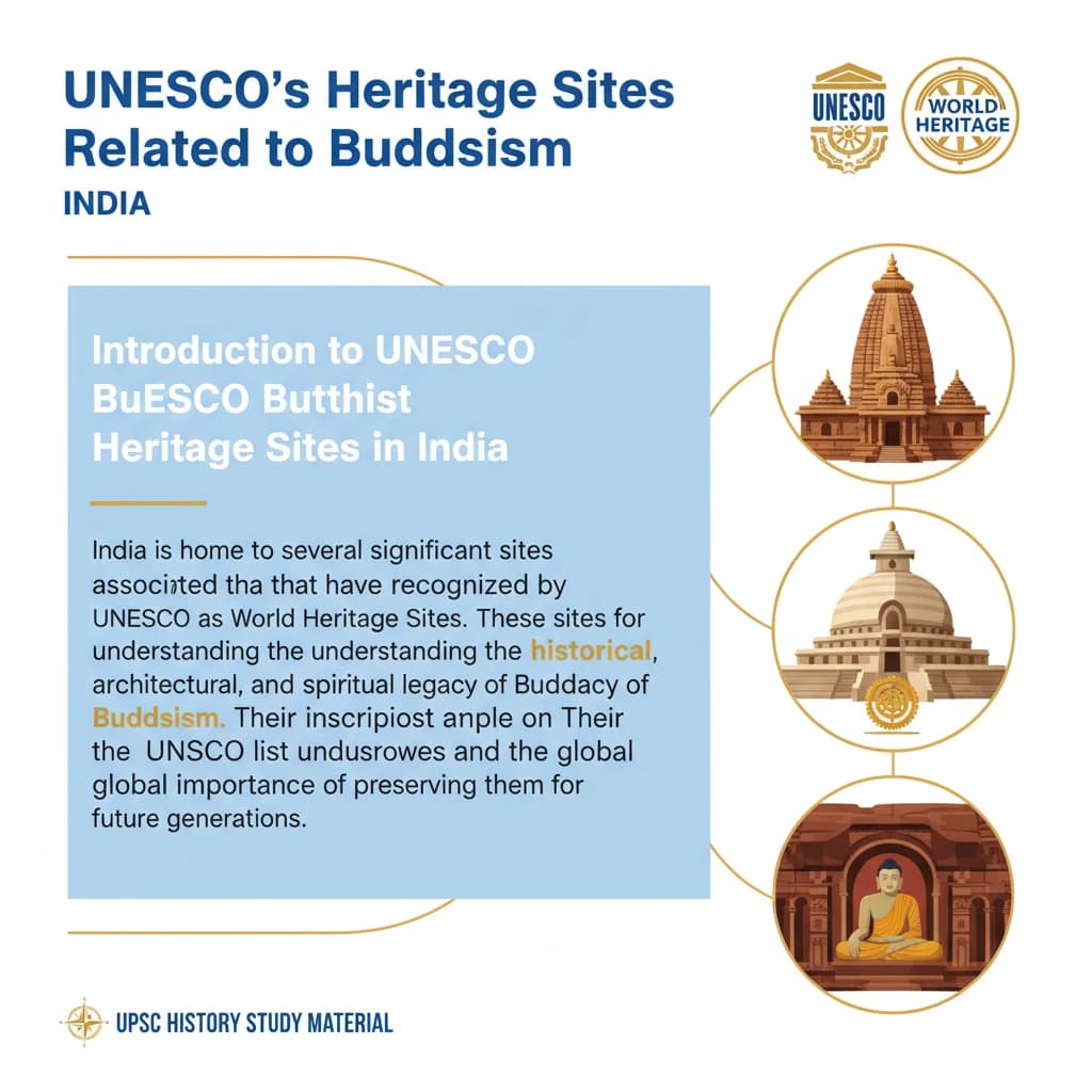 UNESCO World Heritage Sites Related to Buddhism in India