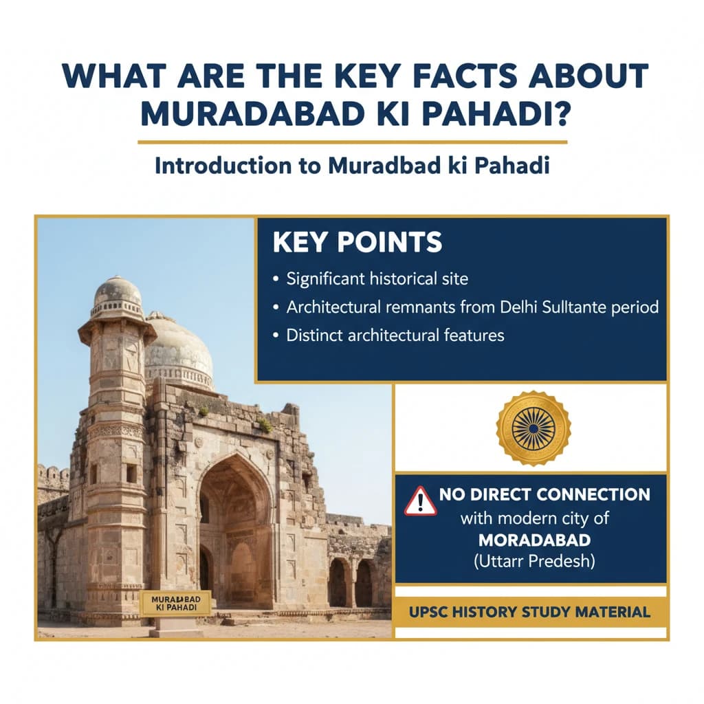 What are the Key Facts About Muradabad ki Pahadi?