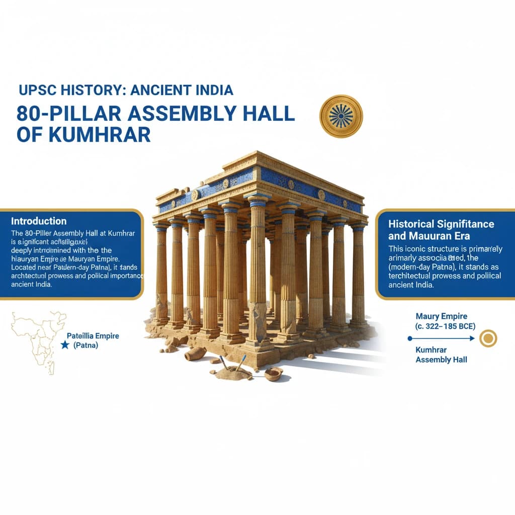 What are the Key Facts About the 80-Pillar Assembly Hall of Kumharr?