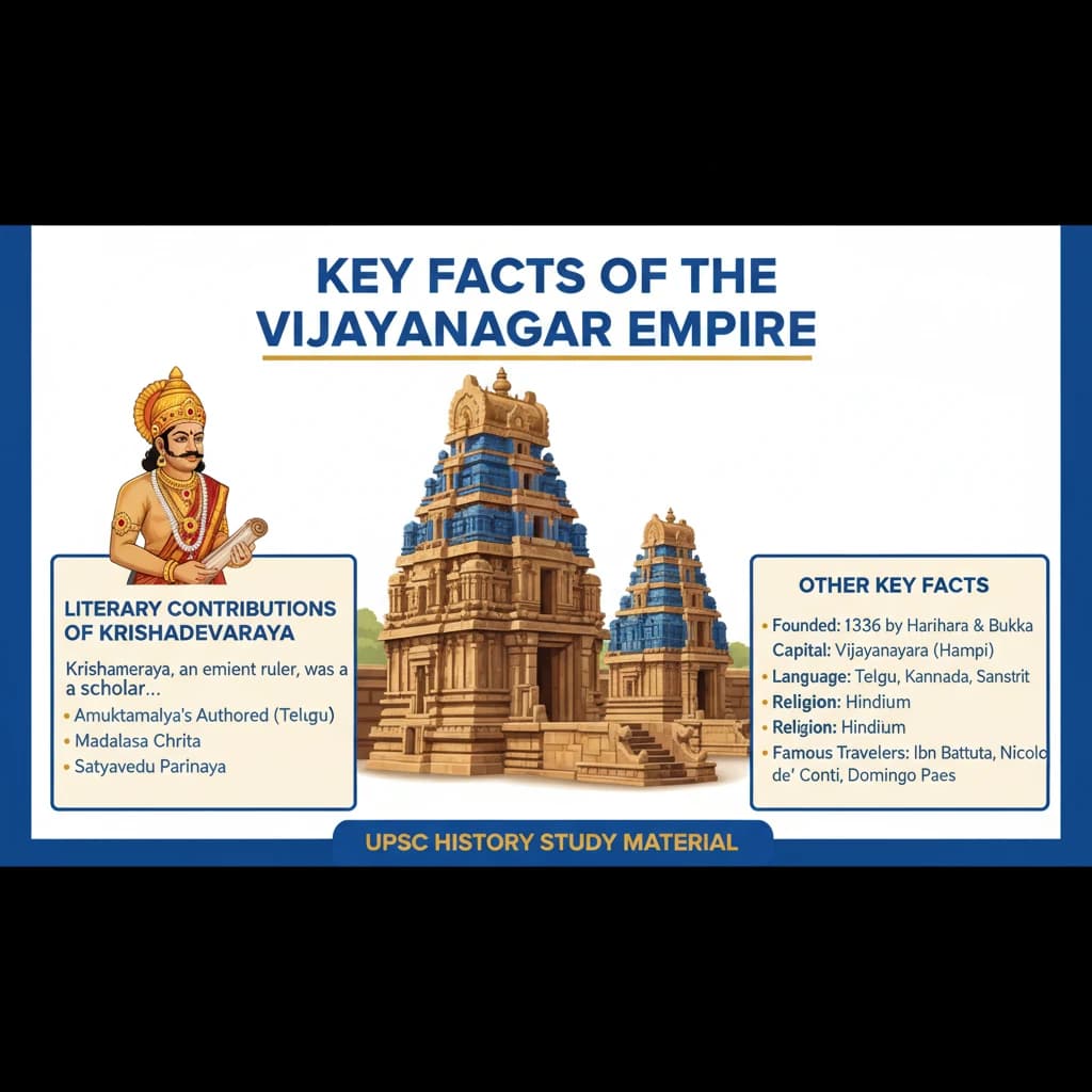 What are the Key Facts of the Vijayanagar Empire?
