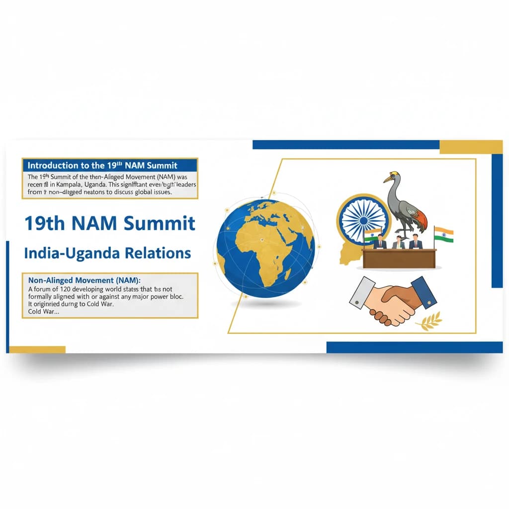 19th NAM Summit and India-Uganda Relations