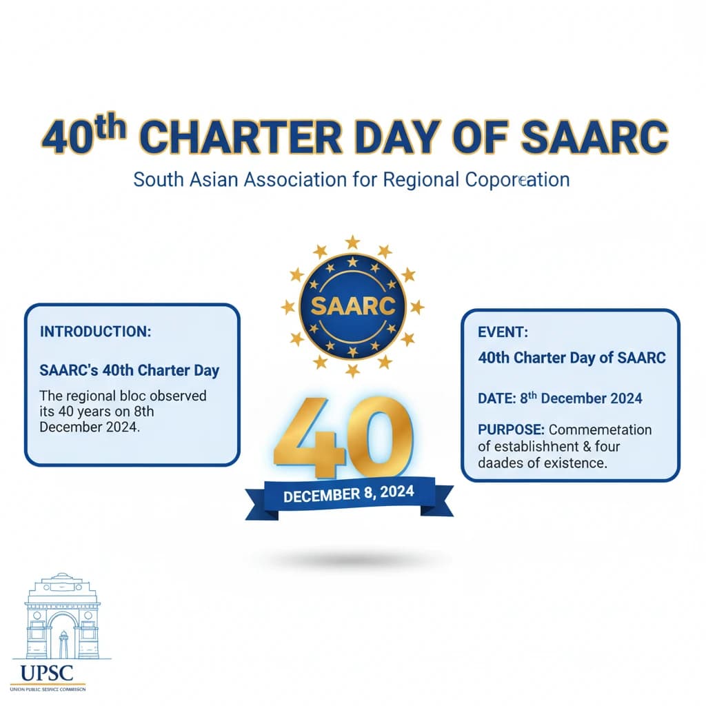 40th Charter Day of SAARC