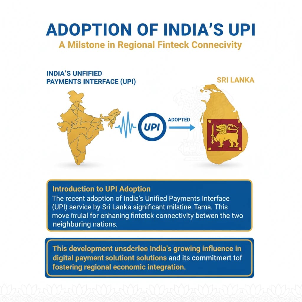 India's UPI Adoption by Sri Lanka: Fintech & Economic Implications