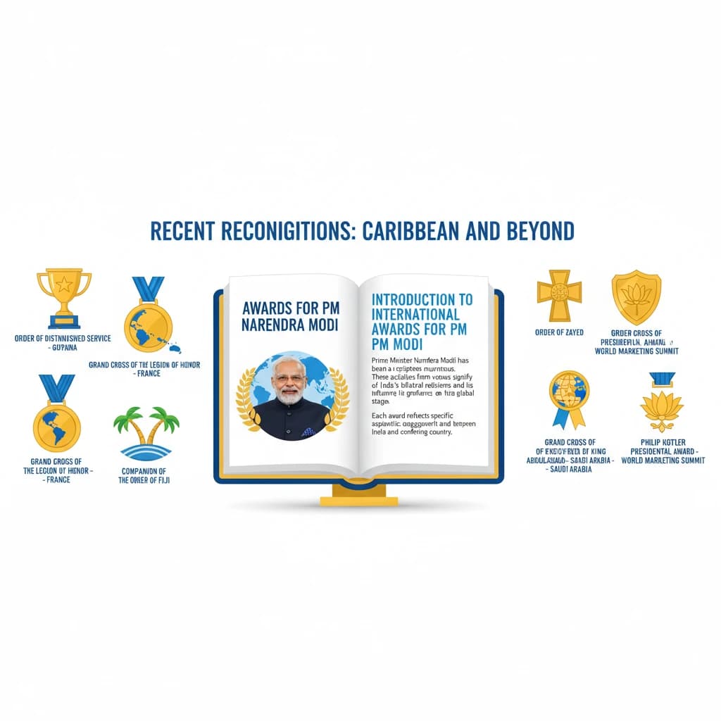 Awards for PM Narendra Modi