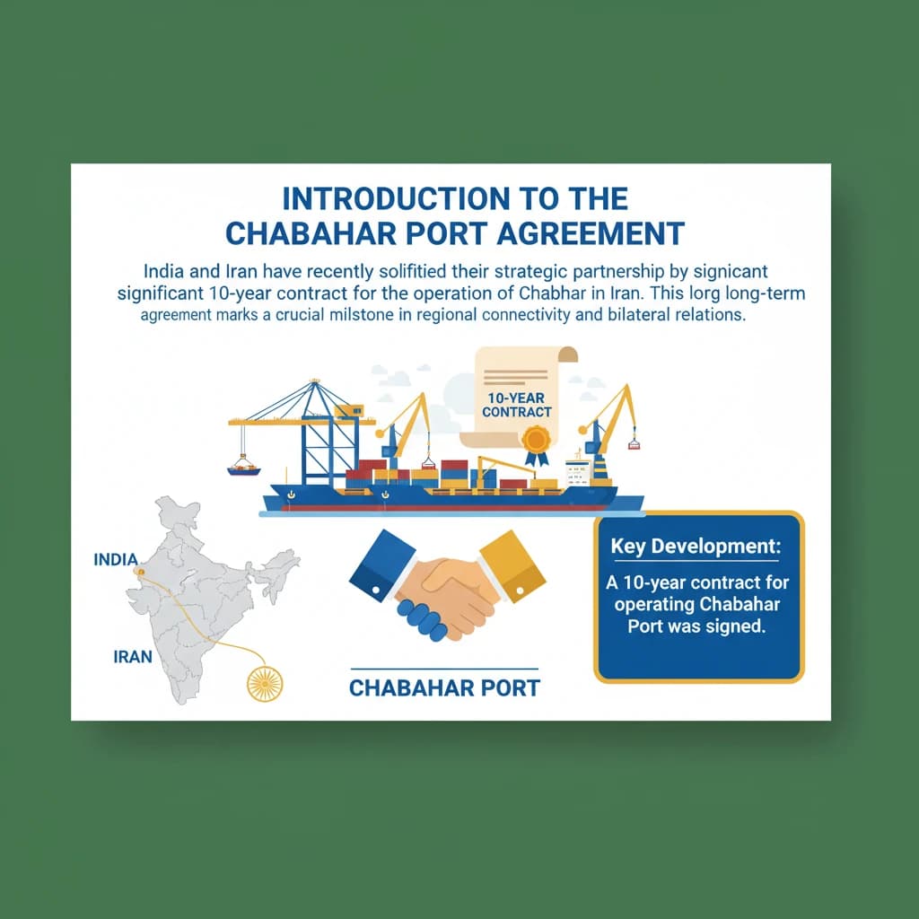 Chabahar Port Agreement