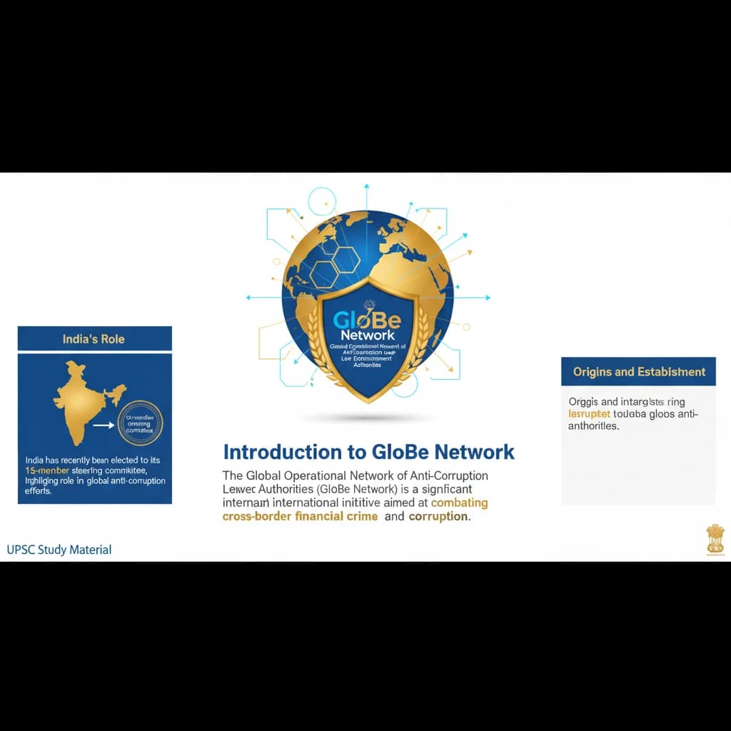 GloBe Network: India Elected to Steering Committee, G20 Anti-Corruption Initiative