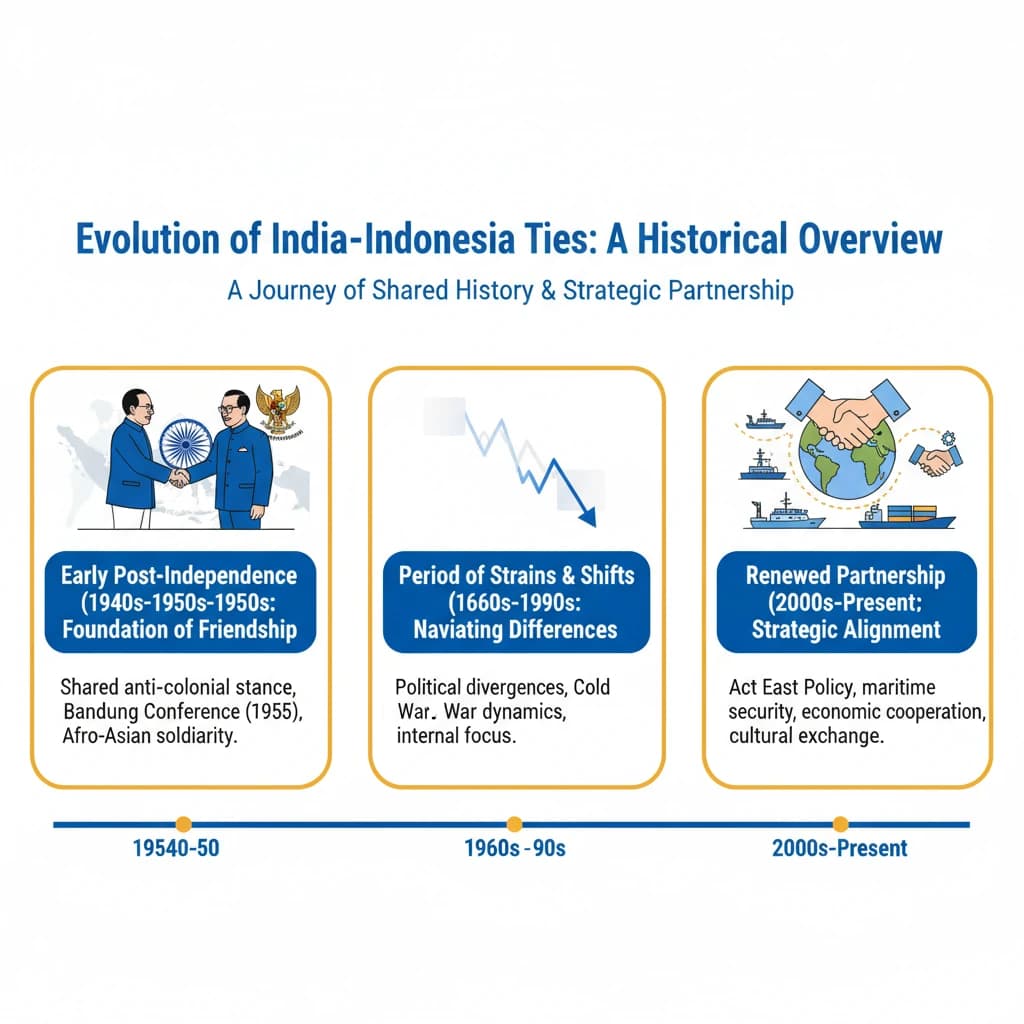How India-Indonesia Ties Evolved Overtime?