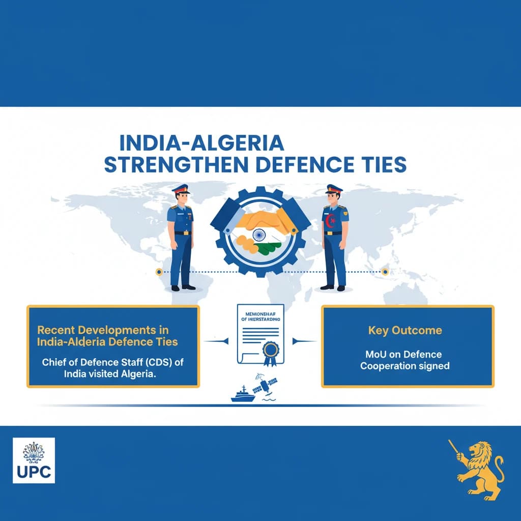 India-Algeria Strengthen Defence Ties