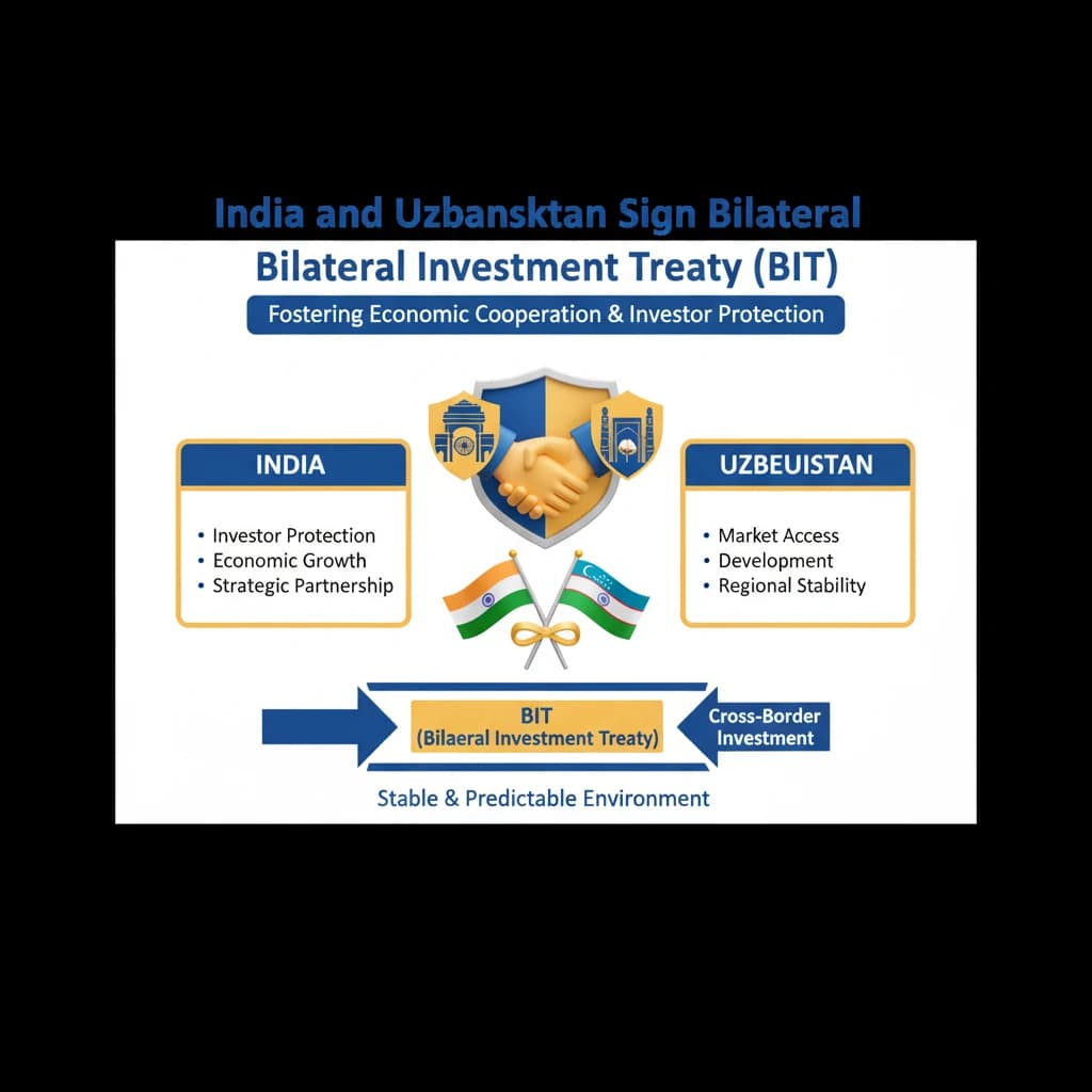 India and Uzbekistan Signed BIT
