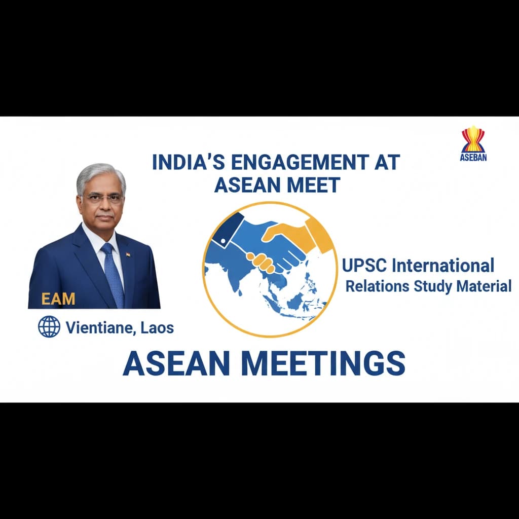 India’s Engagement at ASEAN Meet